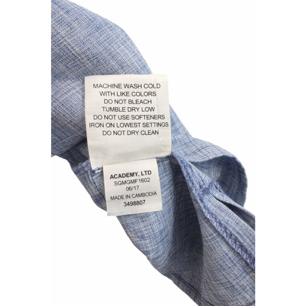Magellan Aransas Pass Fishing Shirt 2XL Blue Vented Short Sleeve Outdoor - Picture 7 of 7